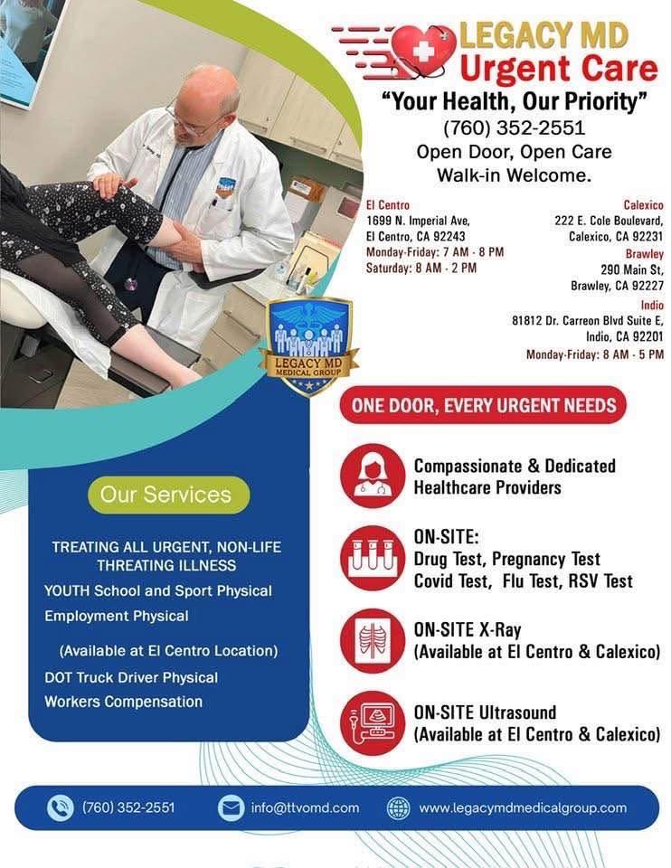 LegacyMD Urgent Care Flyer